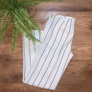 Talbots Signature Pant | Striped Wide Leg